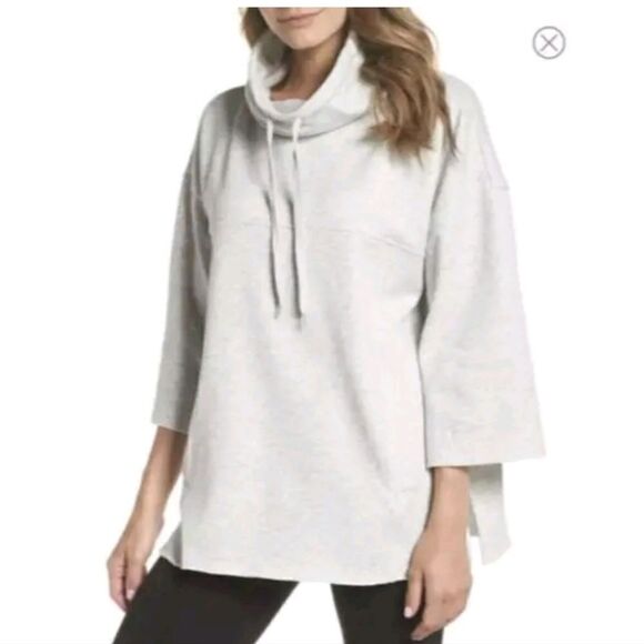 UGG Women's Gray Cowl Neck Top - Picture 4 of 14